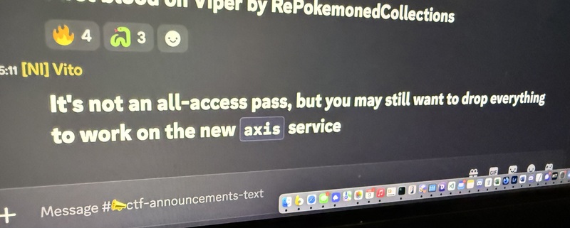 15:11 [NI] Vito: It's not an all-access pass, but you may still want to drop everything to work on the new axis